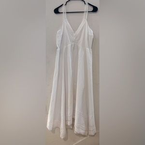 Express White Summer Dress Medium NWT